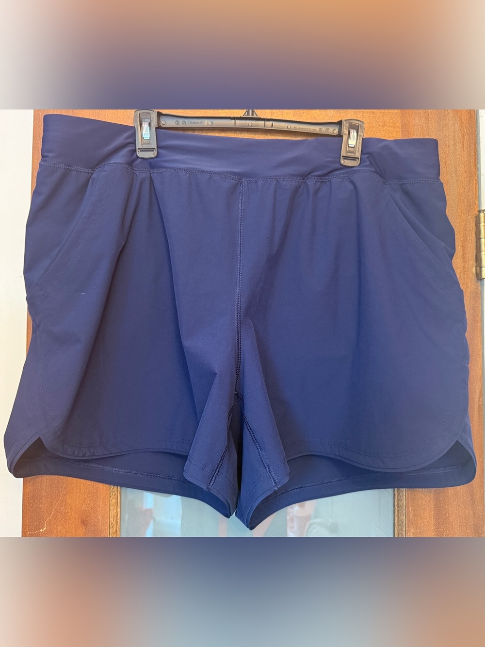 Lands’ End Women Navy Plus Swim Skirt w Built in Panty - 22 W